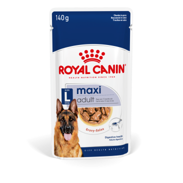 140гр Влажный корм ROYAL CANIN Maxi Adult кусочки в соусе для взрослых собак крупных пород (пауч)