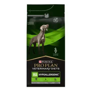3кг Корм PRO PLAN Veterinary Diets HA Hypoallergenic диета для собак при пищевой аллергии и пищевой непереносимости
