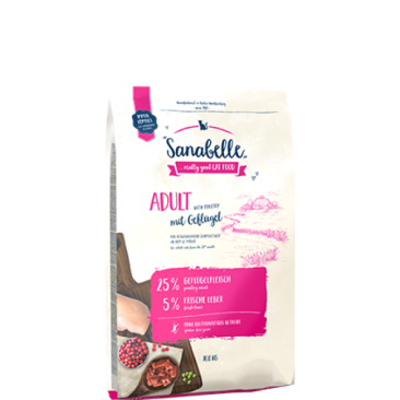 400гр Корм Bosch Sanabelle Adult Poultry для взрослых кошек с Птицей