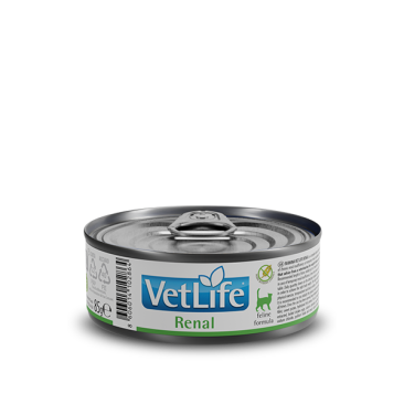 85гр Консервы Farmina Vet Life Natural Diet Cat Renal диета для кошек при заболеваниях почек, паштет