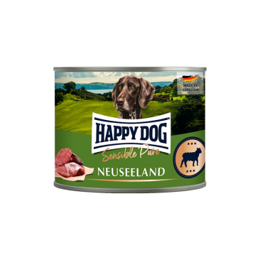 800гр Консервы Happy Dog Sensible Pure Neuseeland полнорационные для взрослых собак всех пород с чувствительным пищеварением с Ягнёнком