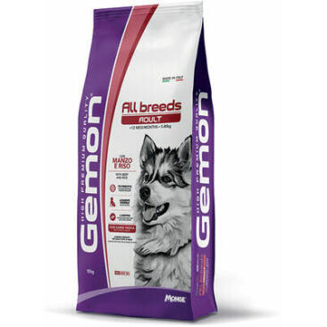 20кг Gemon Dog All Breeds Adult BEEF / RICE для взрослых собак всех пород с Говядиной и рисом