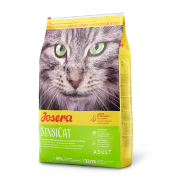 0,4кг Корм Josera SensiCat для взрослых кошек с чувствительным пищеварением из мяса Утки и Индейки
