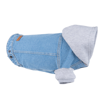 Куртка AmiPlay Denim с капюшоном Голубой, 40см