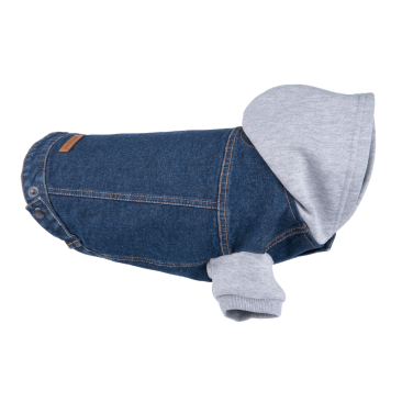 Куртка AmiPlay Denim с капюшоном Темно-Синий, 25см