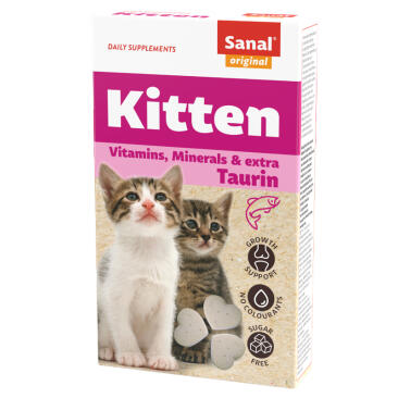 30гр Лакомство-витамины SANAL для котят, Рыба