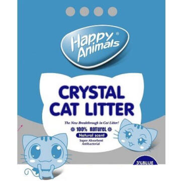 Наполнитель силикагелевый Happy Animals  Синий, 5л