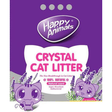 Наполнитель силикагелевый Happy Animals Лаванда, 5л