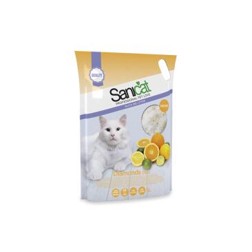 Наполнитель силикагелевый Sanicat Citric 3,8л