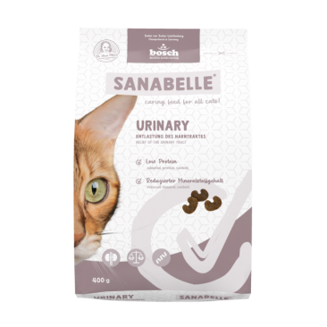 0,4кг Корм Bosch Sanabelle Urinary для кошек с чувствительной мочеполовой системой из мяса Птицы