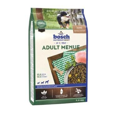 3кг Корм Bosch Adult Menue для взрослых собак всех пород с Травами