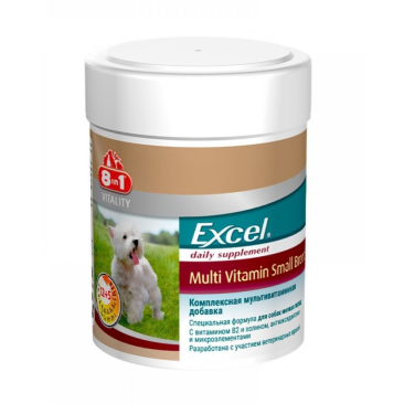 Excel Multi Vit 8в1 мультивитаминная добавка для собак мелких пород, 70таб