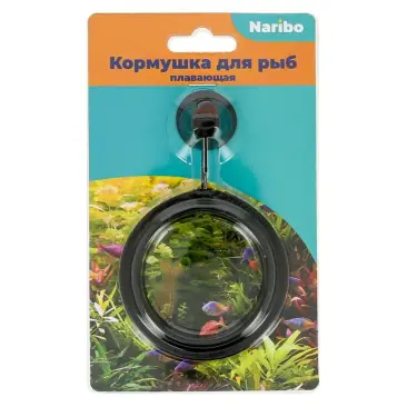 Кормушка Naribo пластиковая на присоске круглая