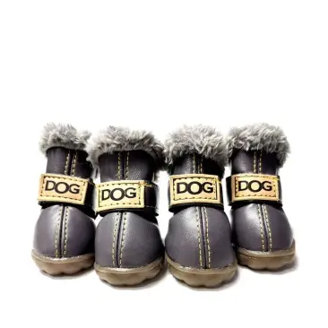 Ботиночки DOG зимние, нескользящая подошва L