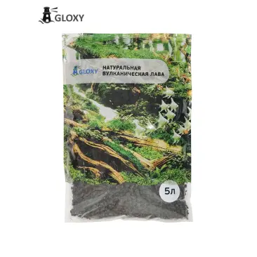 Лава GLOXY чёрная 5-9мм, 5л