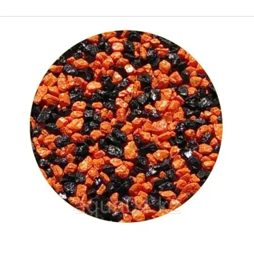 Грунт VladOx 1кг мраморная крошка Черно-оранжевая 2-5мм