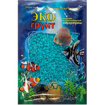 Грунт VladOx 1кг мраморная крошка Морская волна 2-5мм