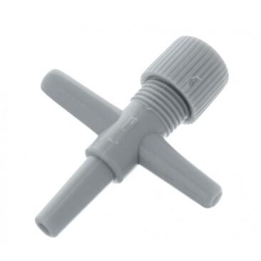 Краник BARBUS тройник для трубки, диаметр 4мм, 1шт