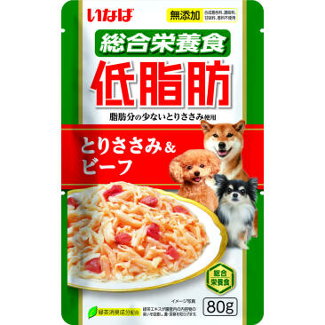 80гр Влажный корм INABA Teishibo для взрослых собак с Куриным филе и говядиной