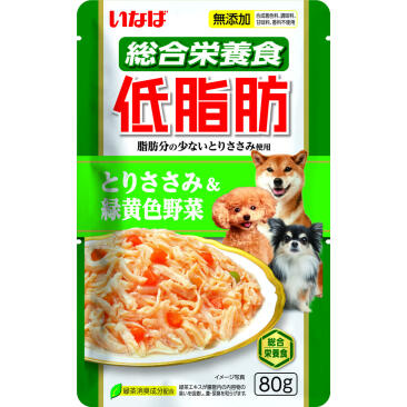 80гр Влажный корм INABA Teishibo для взрослых собак с Куриным филе и овощами