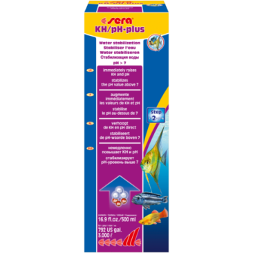SERA KH/pH plus средство для повышения KH/pH и стабилизации pH-уровня воды  в аквариуме, 100мл