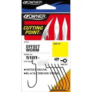 Крючок офсетный OWNER 5101 №5/0, 5шт