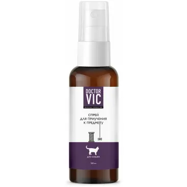 Спрей Doctor VIC для приучения кошек к предмету, 100мл