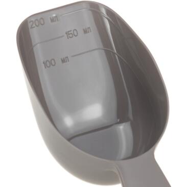 Совок-прищепка IDEA для корма "ЛАПКА" с мерной шкалой французский Серый, 200мл