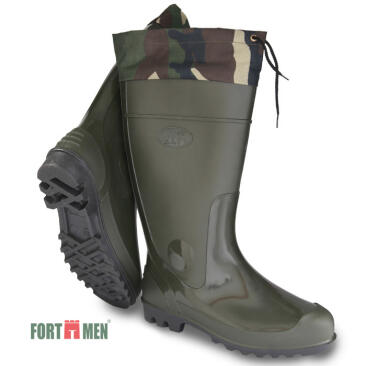Сапоги резиновые Fort Men ПВХ с манжетой 46р