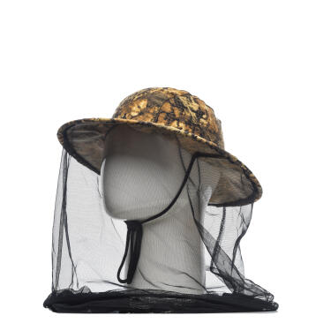 Панама-накомарник HUNTSMAN с кольцами Антигнус, Мрамор