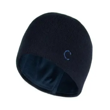 Шапка "СЛЕДОПЫТ-IRBIS" без отворота с подкладом из флиса, акрил/шерсть, темно-синий