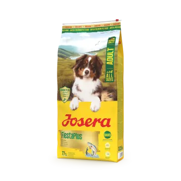 12,5кг Корм Josera Fiesta Plus (Adult 24/15) для взрослых собак всех пород привередливых в еде с Птицей и Лососем NEW