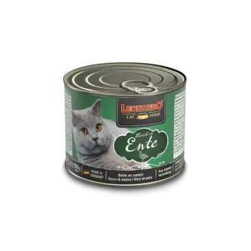 200гр Консервы Leonardo Ente/Duck для взрослых кошек от года с Уткой