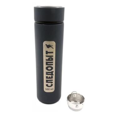 Термос СЛЕДОПЫТ с ситечком, 0,5л