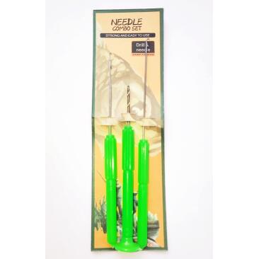 Набор для бойлов (Игла+сверло), пластик