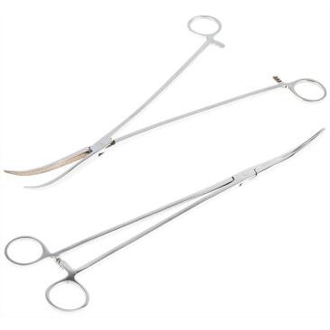 Клещи Akara загнутые 28см