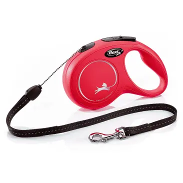 Рулетка FLEXI New Comfort XS 8кг 3м трос, красная