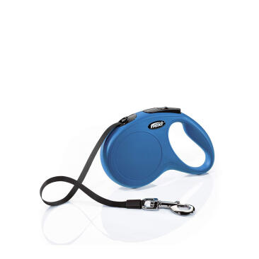 Рулетка FLEXI New Comfort S 15кг 5м шлея, синий