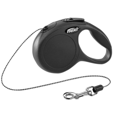 Рулетка FLEXI New Comfort XS 8кг 3м трос, черная