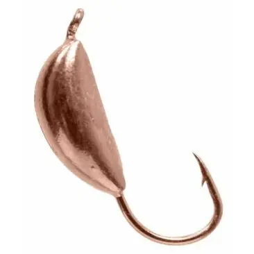 Мормышка вольфрамовая "ЯМАН" Банан с ушком 0,4гр, цв.медь