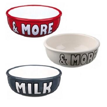 Миска TRIXIE керамическая для кошек Milk&More 0,4л 13см