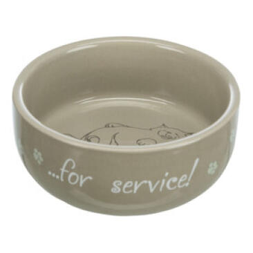 Миска TRIXIE керамическая для собак 0,6л с рисунком