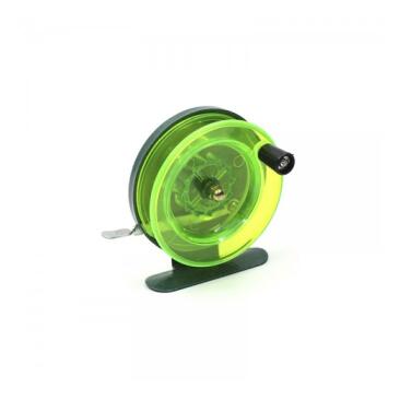 Катушка проводочная Namazu Scooter с курком, зеленая пластик 250