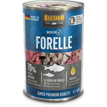 400гр Консервы Belcando Baseline Forelle для взрослых собак всех пород с Форелью