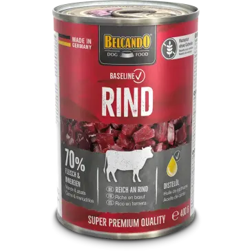 400гр Консервы Belcando Baseline Rind/Beef для взрослых собак всех пород с Говядиной