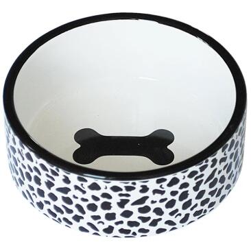 Миска керамическая N1 Жираф белая 12,5*5см, 440мл