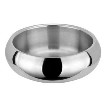 Миска Mr.Kranch Belly Bowl из нержавеющей стали нескользящее основание, 400мл