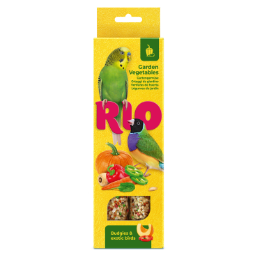 2*40гр RIO Sticks палочки для волнистых попугаев и экзотических птиц с Садовыми овощами