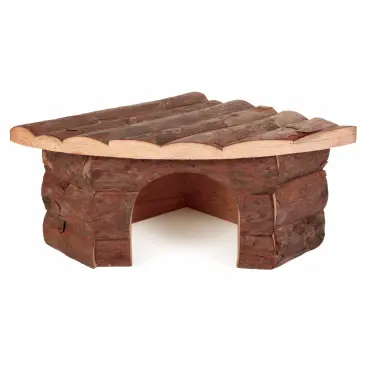 Домик TRIXIE угловой для грызунов Jesper нат. дерево 21*10*15/15см