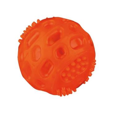 Игрушка TRIXIE для собак Мяч мигающий, термопластичная резина, 6,5см